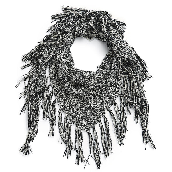 Ladies' Boucle Marl Triangle Scarf